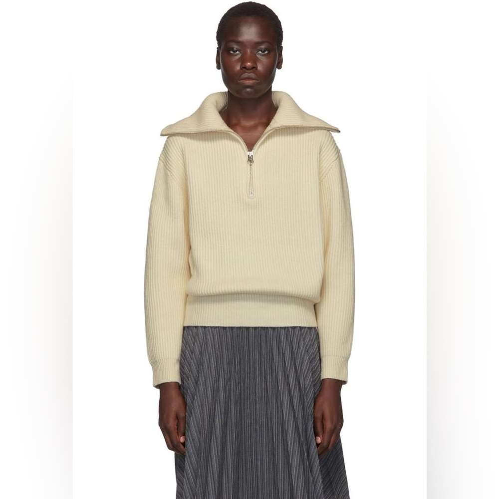 Acne Studios Kelanie funnel-neck ribbed wool-blend sweater